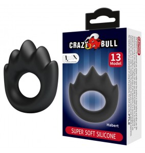 CRAZY BULL - Habert Super Soft Silicon Male Delay Cock Rings (Model 13)